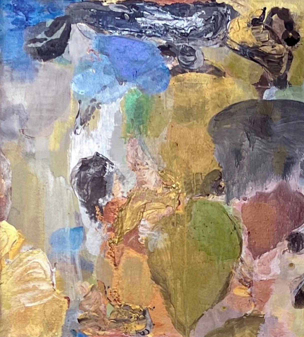 Cascata - Abstract Painting Grigio di Julia Nee Chu