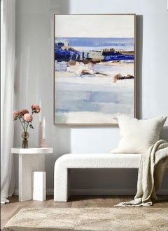 Blue Cliff, Painting, Oil on Canvas