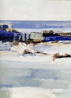 Blue Cliff, Painting, Oil on Canvas