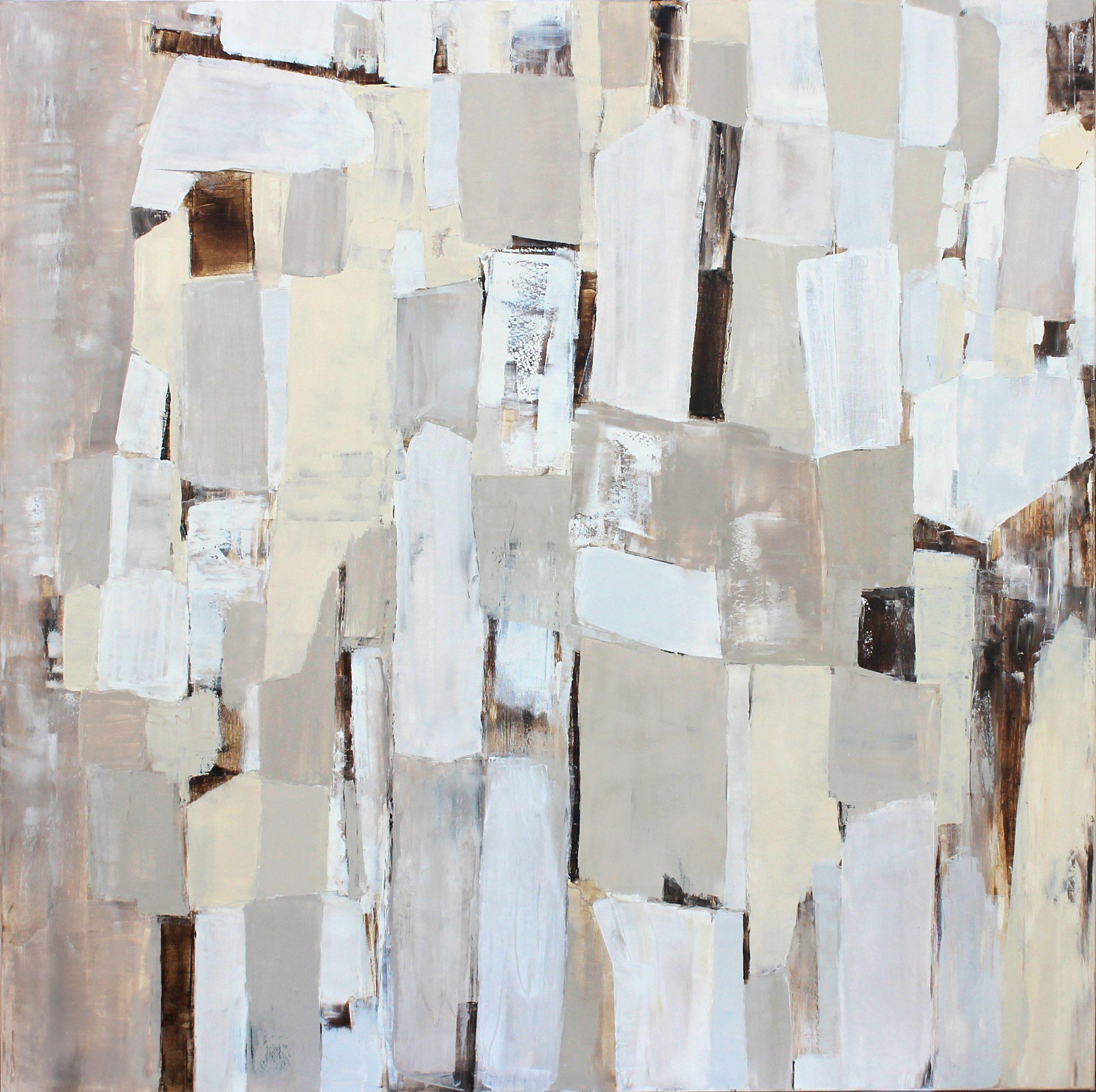 Abstract Painting di Julia Niiazbekova - Abbagliamento del sole, Pittura, Olio su tela