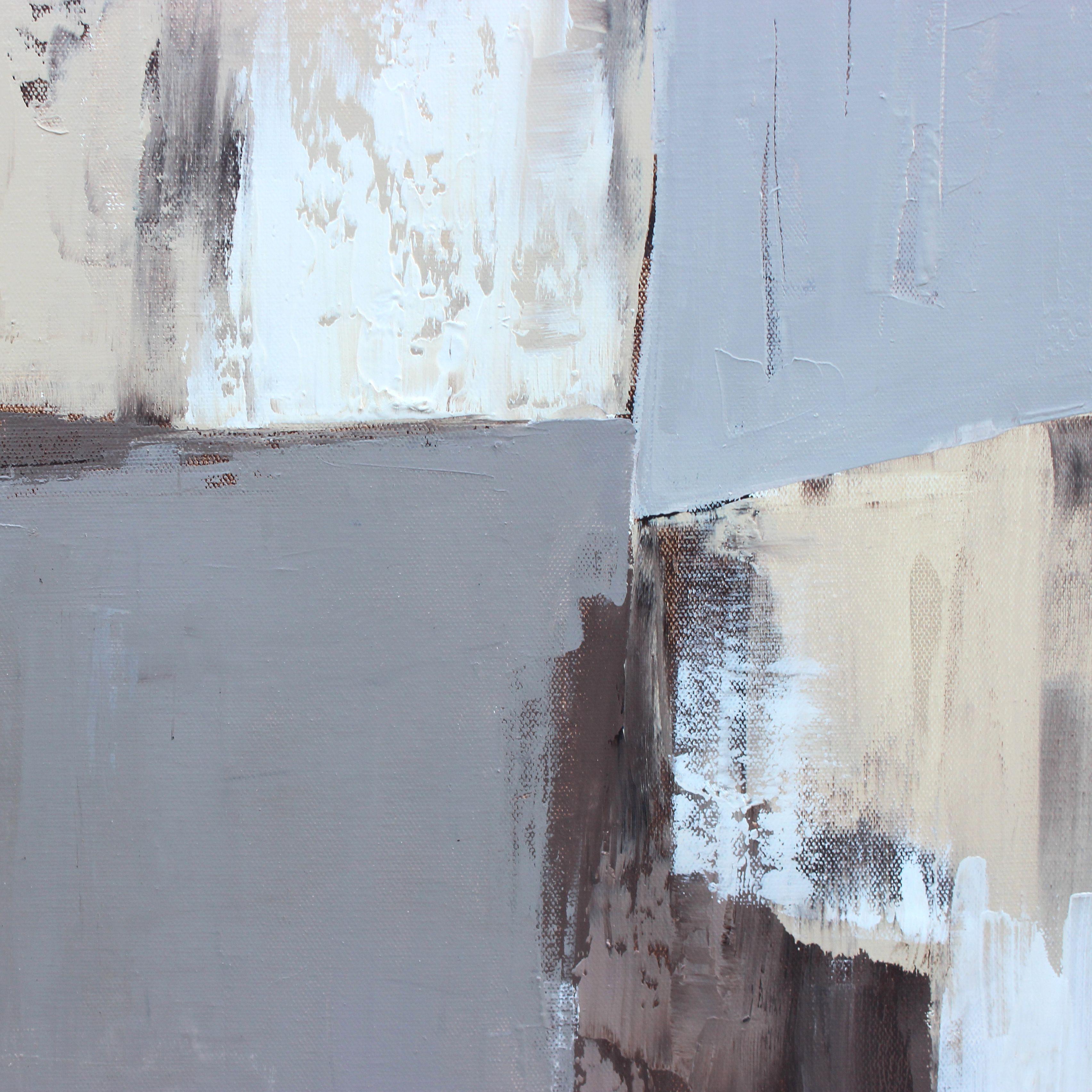 Grey Simphony, Painting, Oil on Canvas For Sale 1
