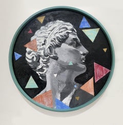 Venus De Milo, Painting, Oil on Wood Panel