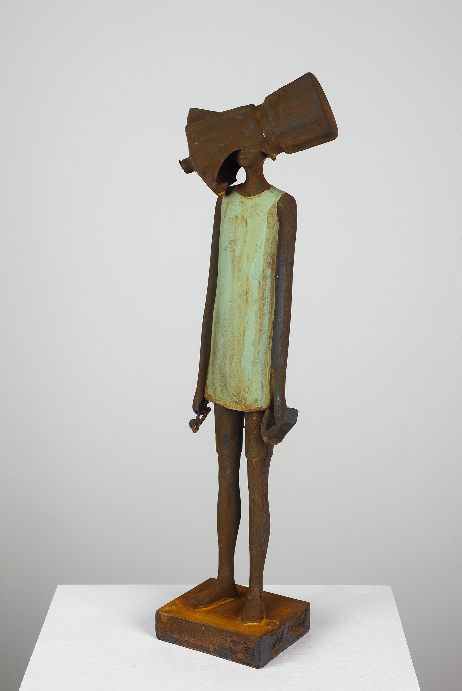 Julia Rivera Figurative Sculpture - We All Make Mistakes, But What Matters Is How We Go Back And Fix Them
