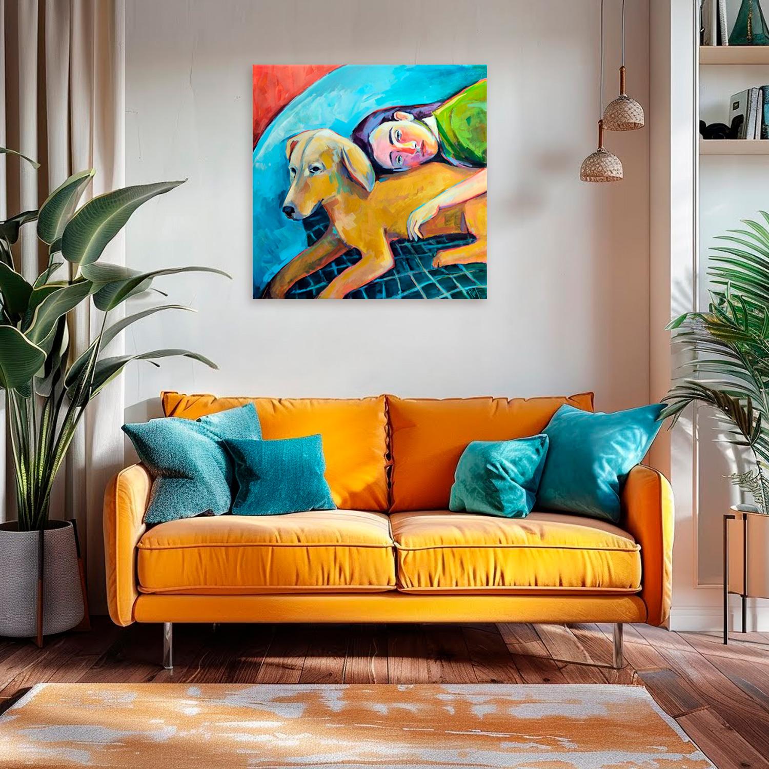 Immer an meiner Seite – Painting von Julia Ruf