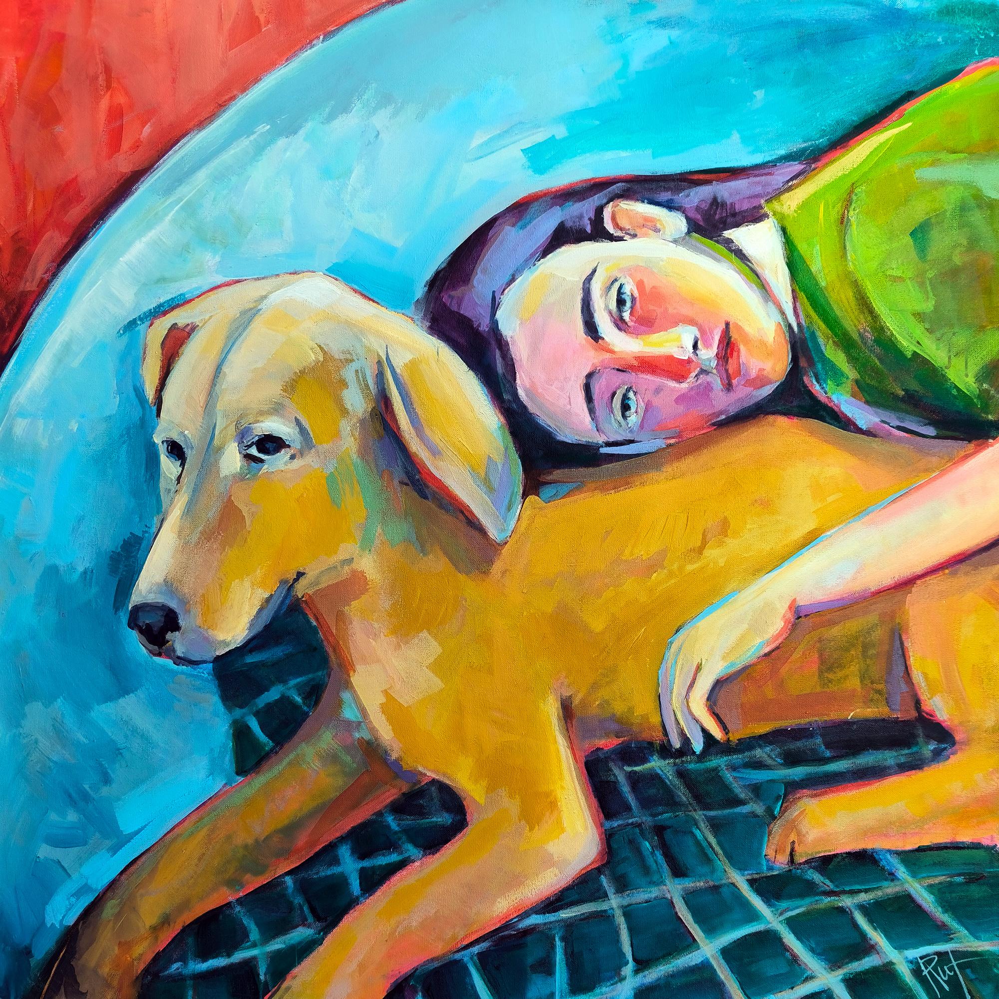 Julia Ruf Animal Painting – Immer an meiner Seite