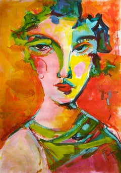 Expressive Woman Portrait. Alter Ego