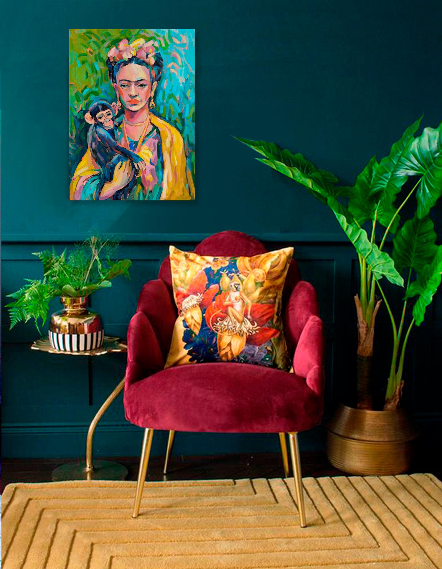 Frida Kahlo – Painting von Julia Ruf