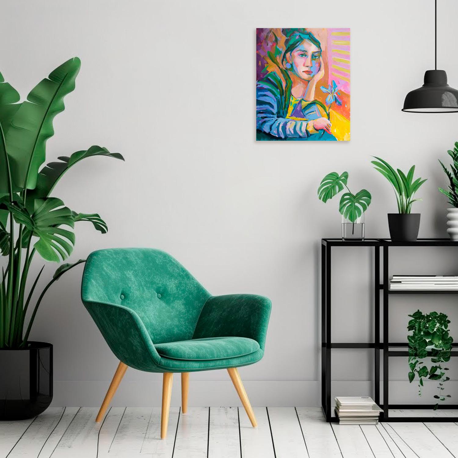 Porträt eines Mädchens Iiris im Angebot 2