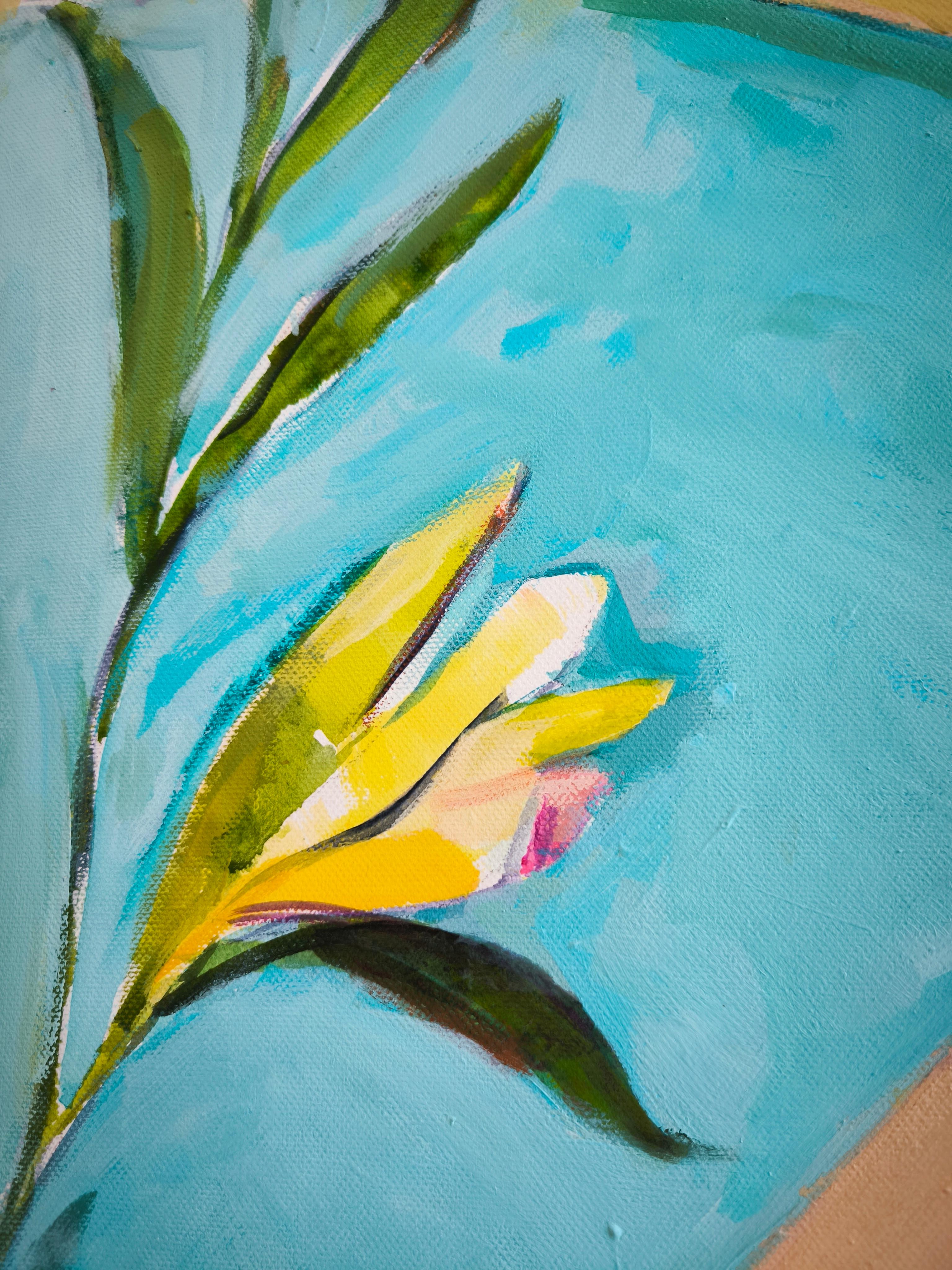 Heimliche Sehnsüchte (Grau), Figurative Painting, von Julia Ruf