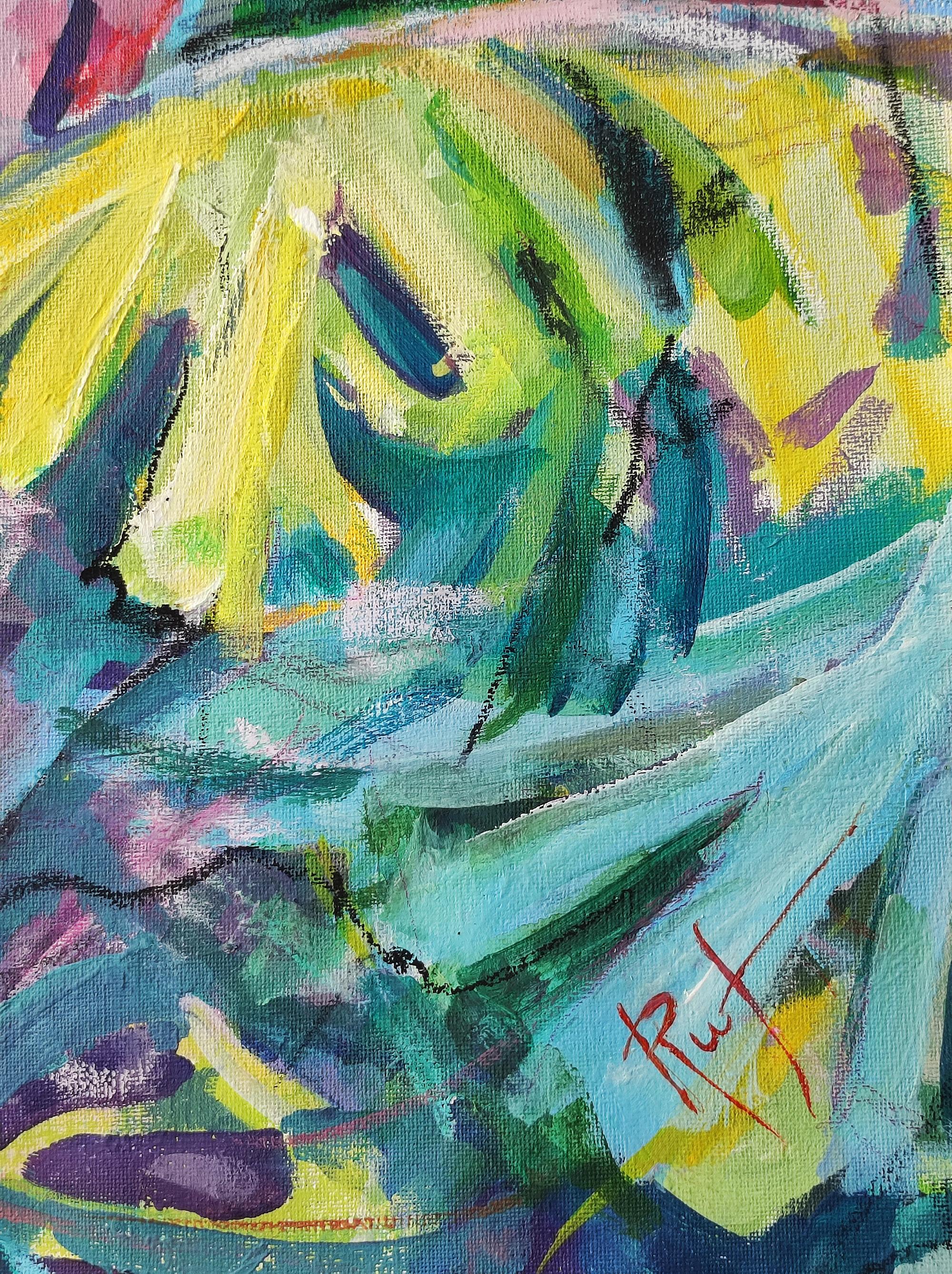 The Watchers (Impressionismus), Painting, von Julia Ruf