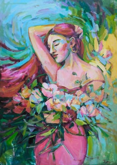 woman portrait "Garden of Her Heart"