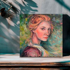 Ritratto di donna. Sussurro di primavera
