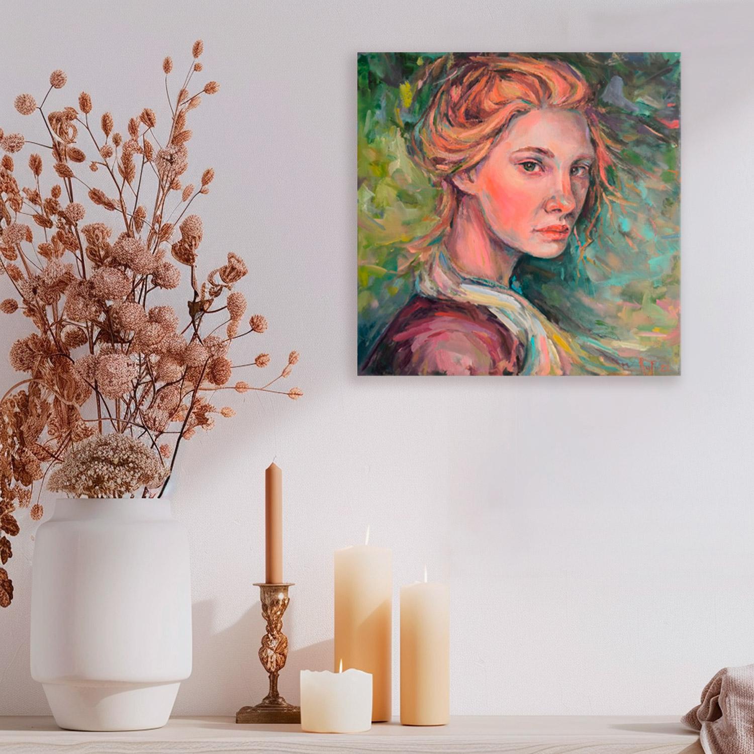 Ritratto di donna. Sussurro di primavera in vendita 1