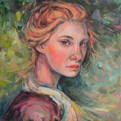 Retrato de mujer. Susurro de primavera
