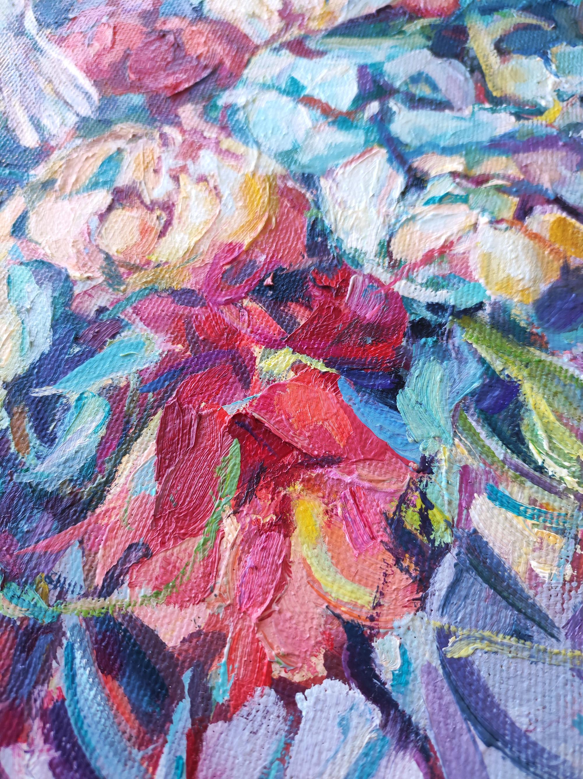 Ihre Liebe ist besser als jeder Himmel – Painting von Julia Ruf