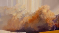 Abstraktes himmlisches Ölgemälde, „Borealis“