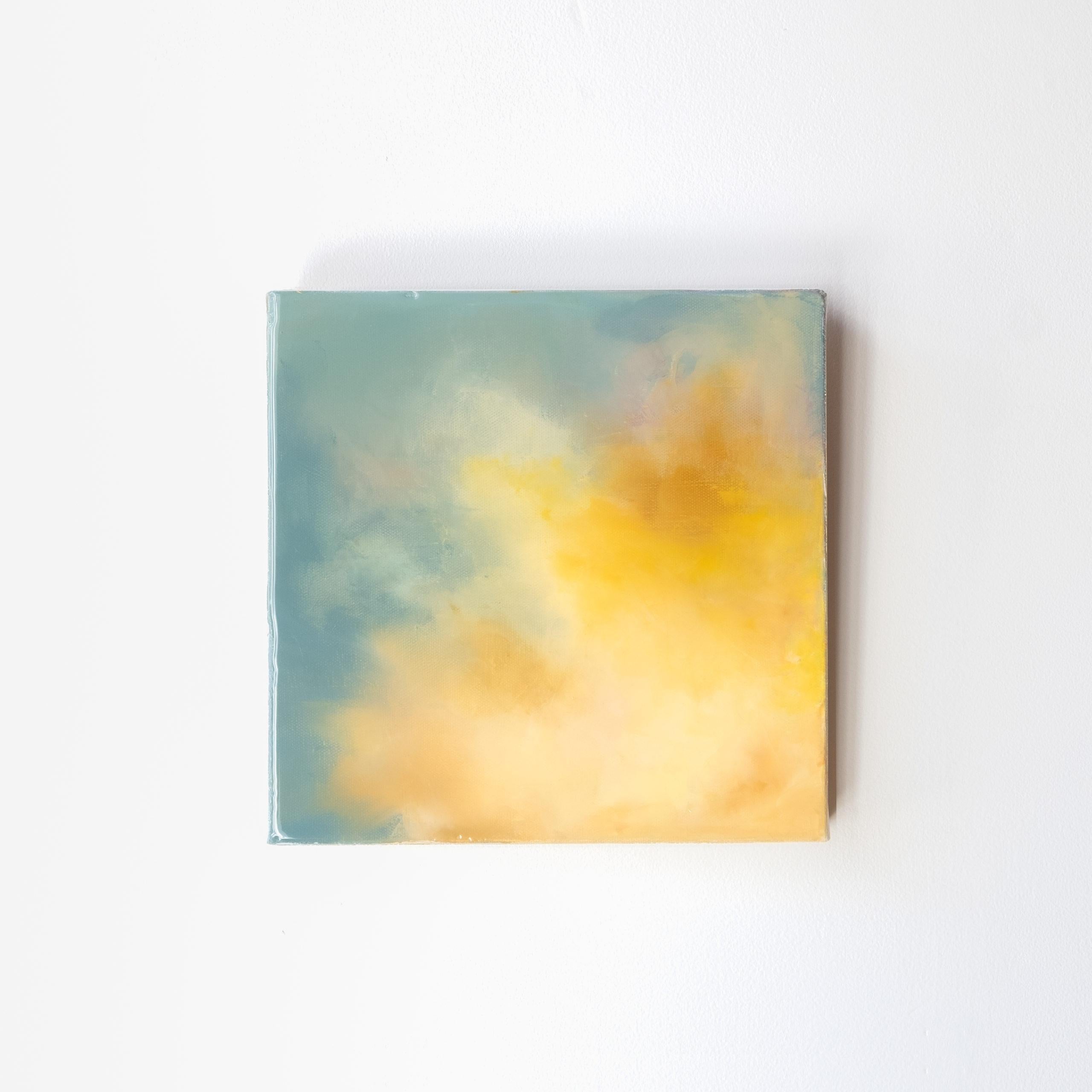 Pittura astratta a olio e resina, 