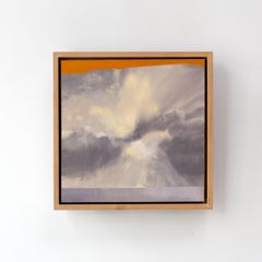 "Horizon II", Abstract Oil Painting on Canvas, Framed, 20x20, 2010+