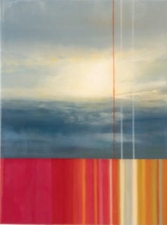 Buntes abstraktes Gemälde in Öl und Harz, „Licht Episode n. 11“, farbenfrohes Ölgemälde