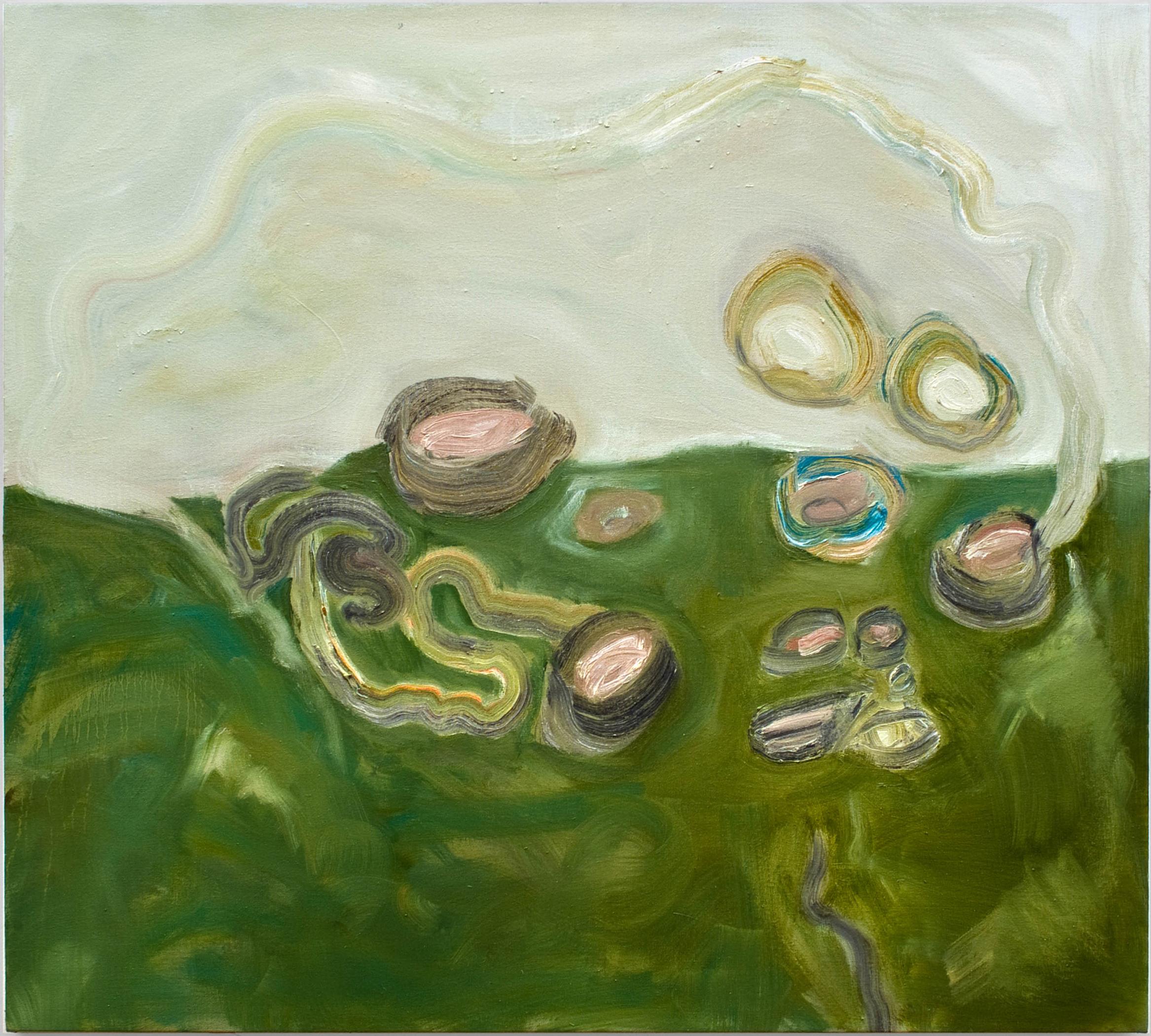 Julia Schwartz Figurative Painting - Land VII