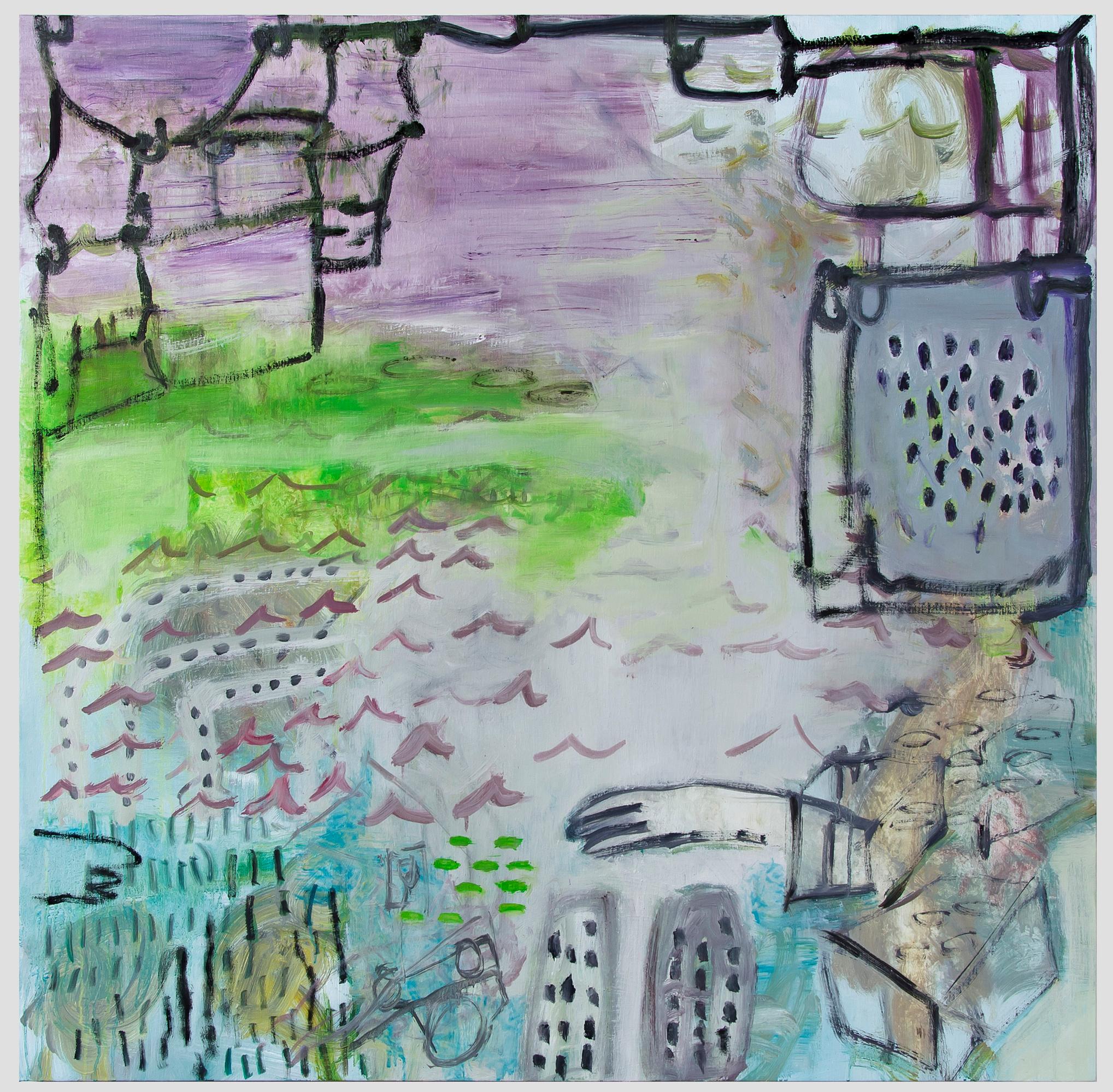 Julia Schwartz Figurative Painting - Mousetrap