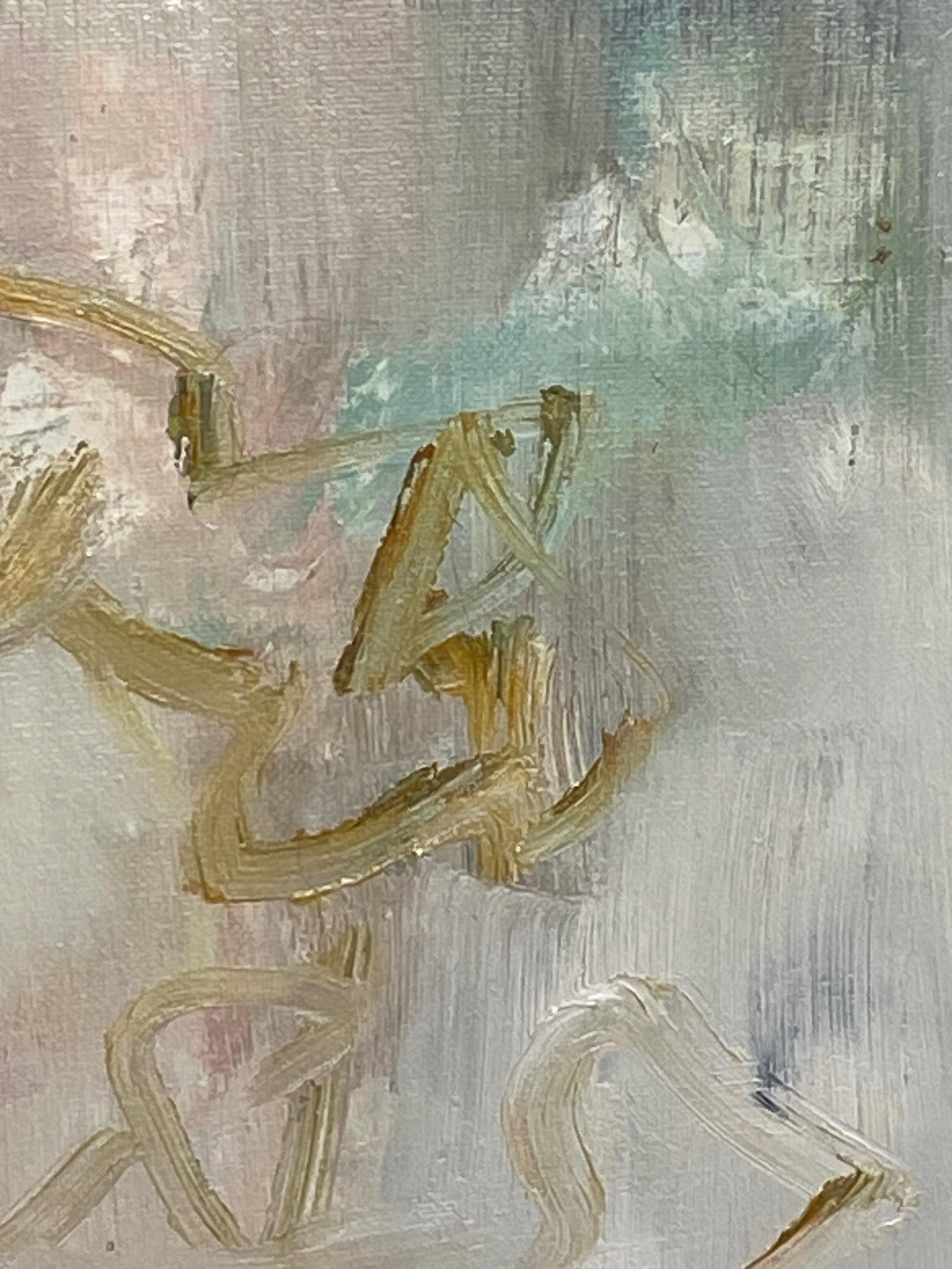Shower of Whispers - Painting by Julia Schwartz