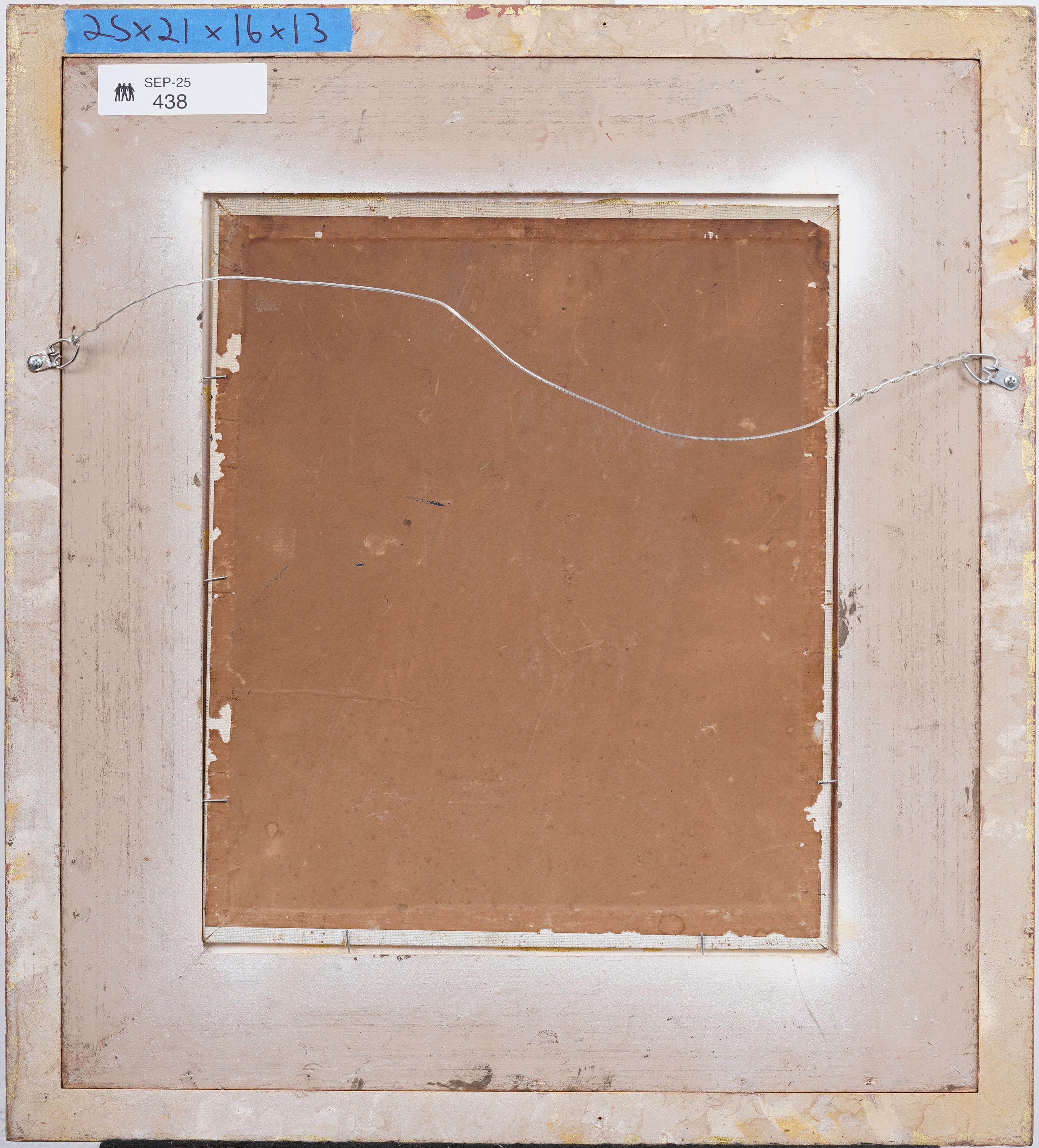 Peinture à l'huile impressionniste américaine ancienne, signée Giltwood, encadrée en vente 3