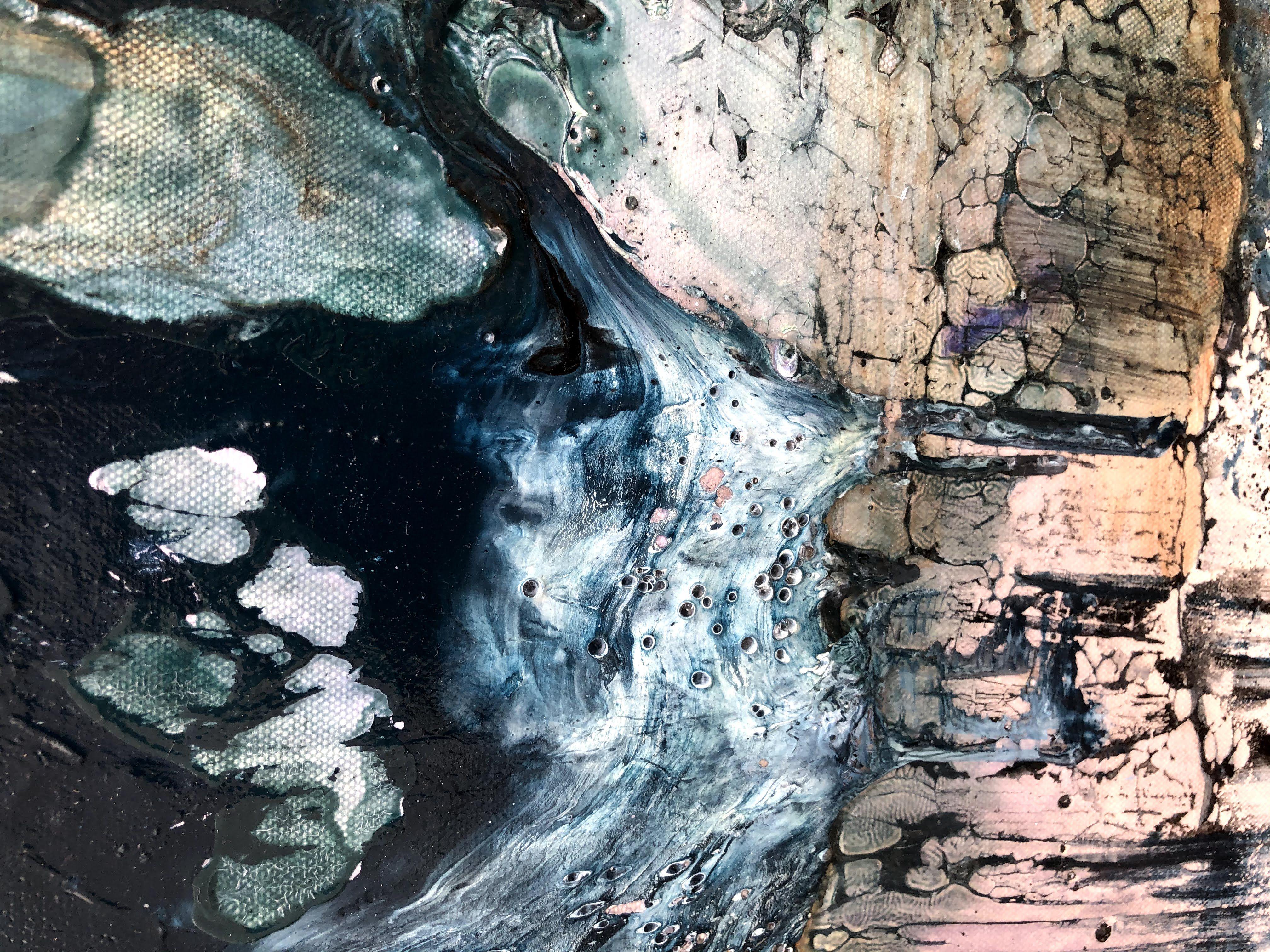 In Love with Glaciers, Gemälde, Öl auf Leinwand – Painting von Julia Swaby
