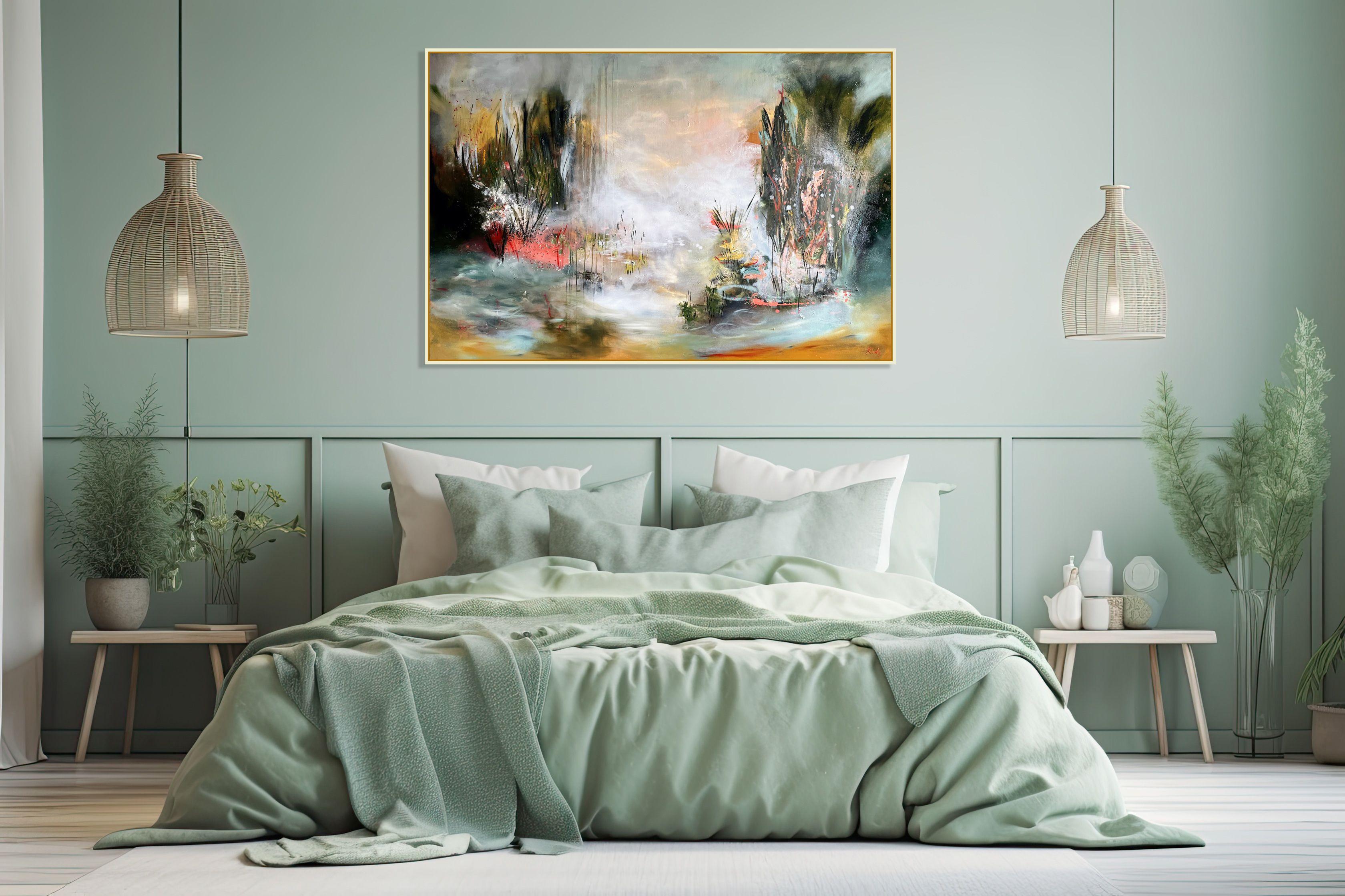 Il Sé inizia a fiorire, Pittura, Olio su tela in vendita 1