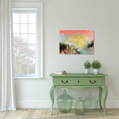 Nuvole gialle, Pittura, Olio su tela