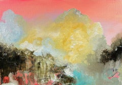 Nuvole gialle, Pittura, Olio su tela
