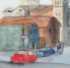 Die Basilika des heiligen Josapha' Giclée-Druck auf Aquarellpapier