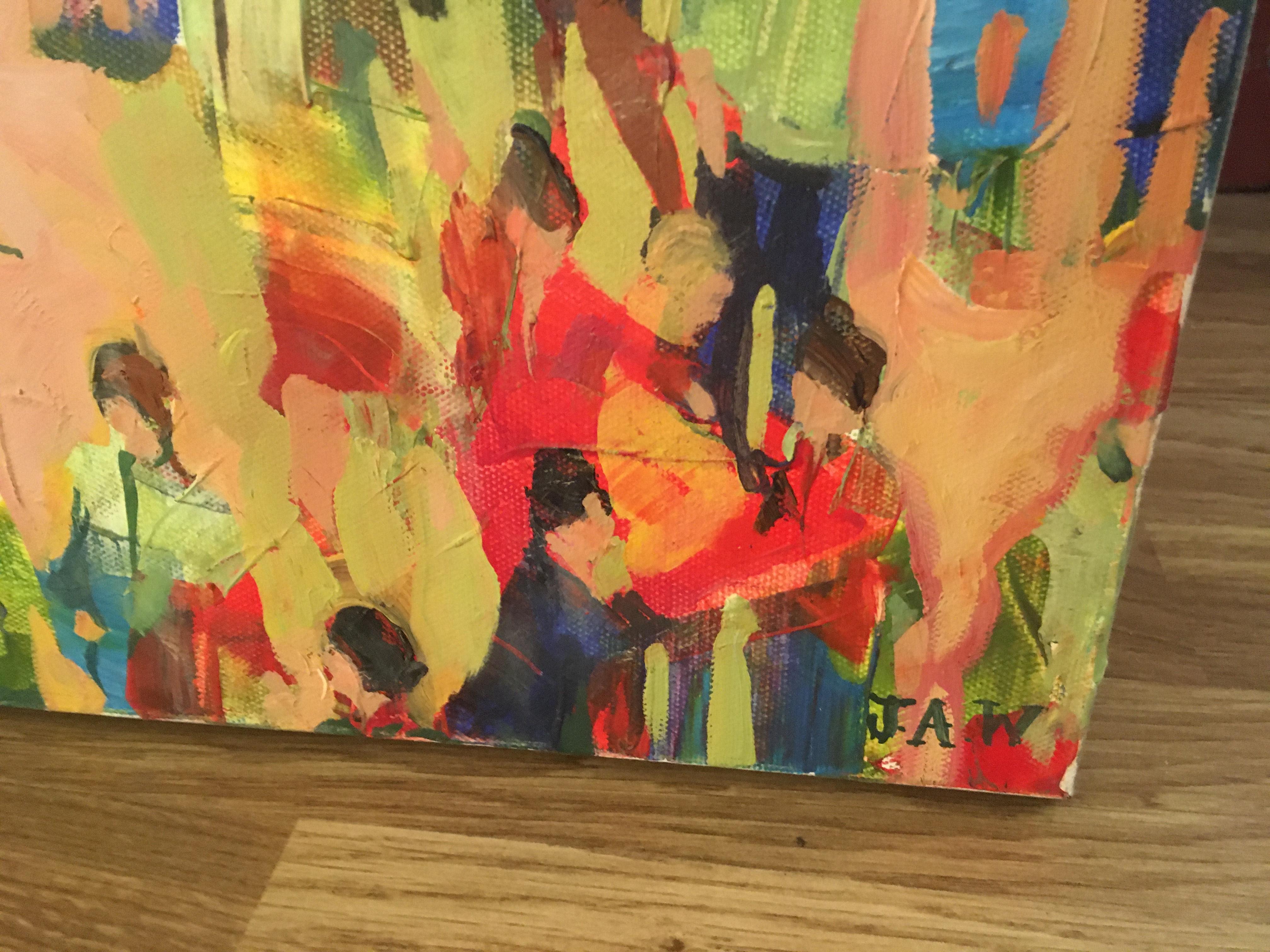 crowd painting