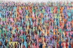 City Mini Break - Crowds City Oil Painting Street Cityscapes People Figures 