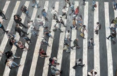 Motion Sense - Crowds City Oil Painting Street Cityscapes People Figures