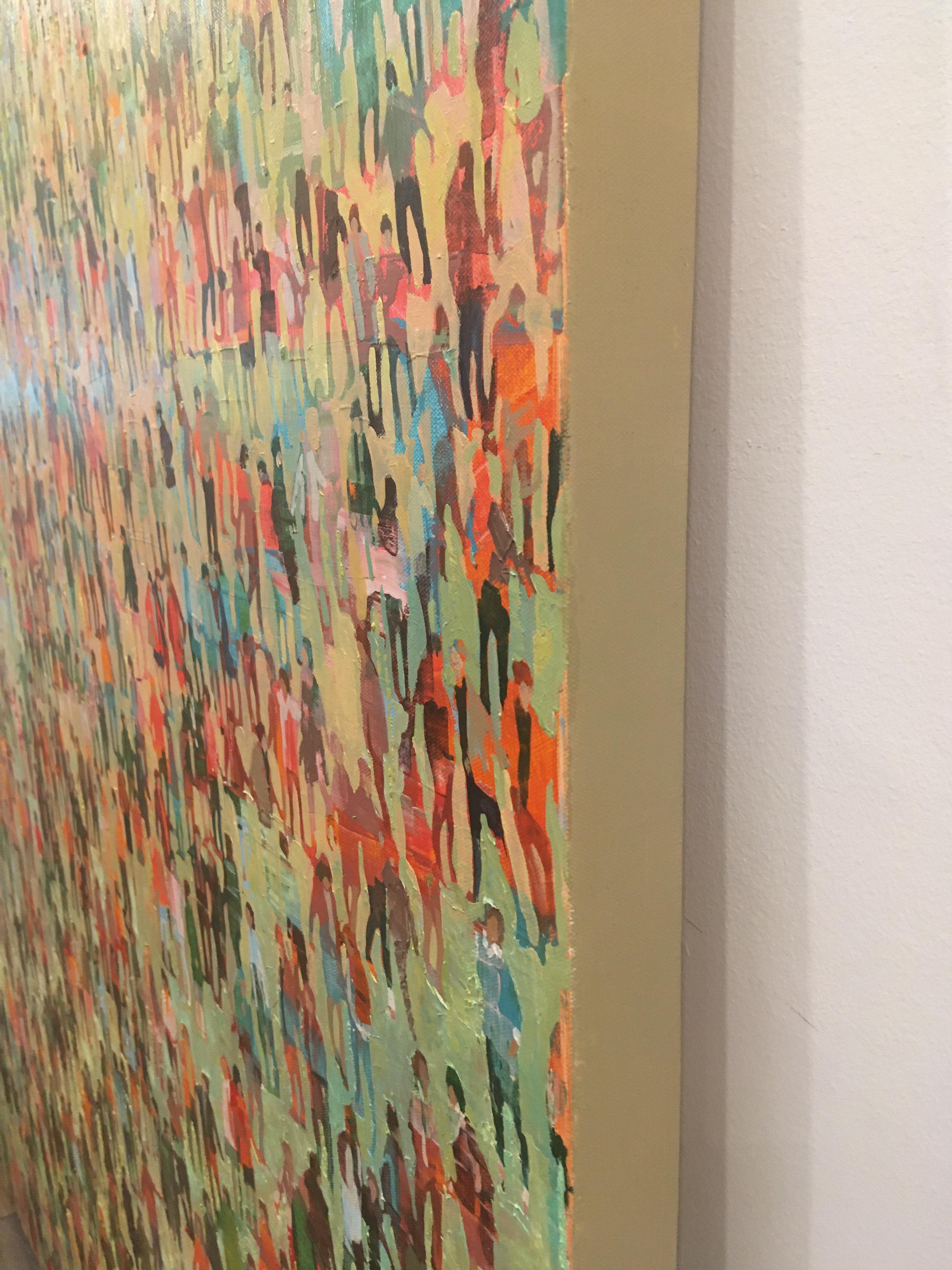 crowd painting