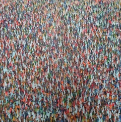 United Colours - Crowds City Oil Painting Street Cityscapes People Figures