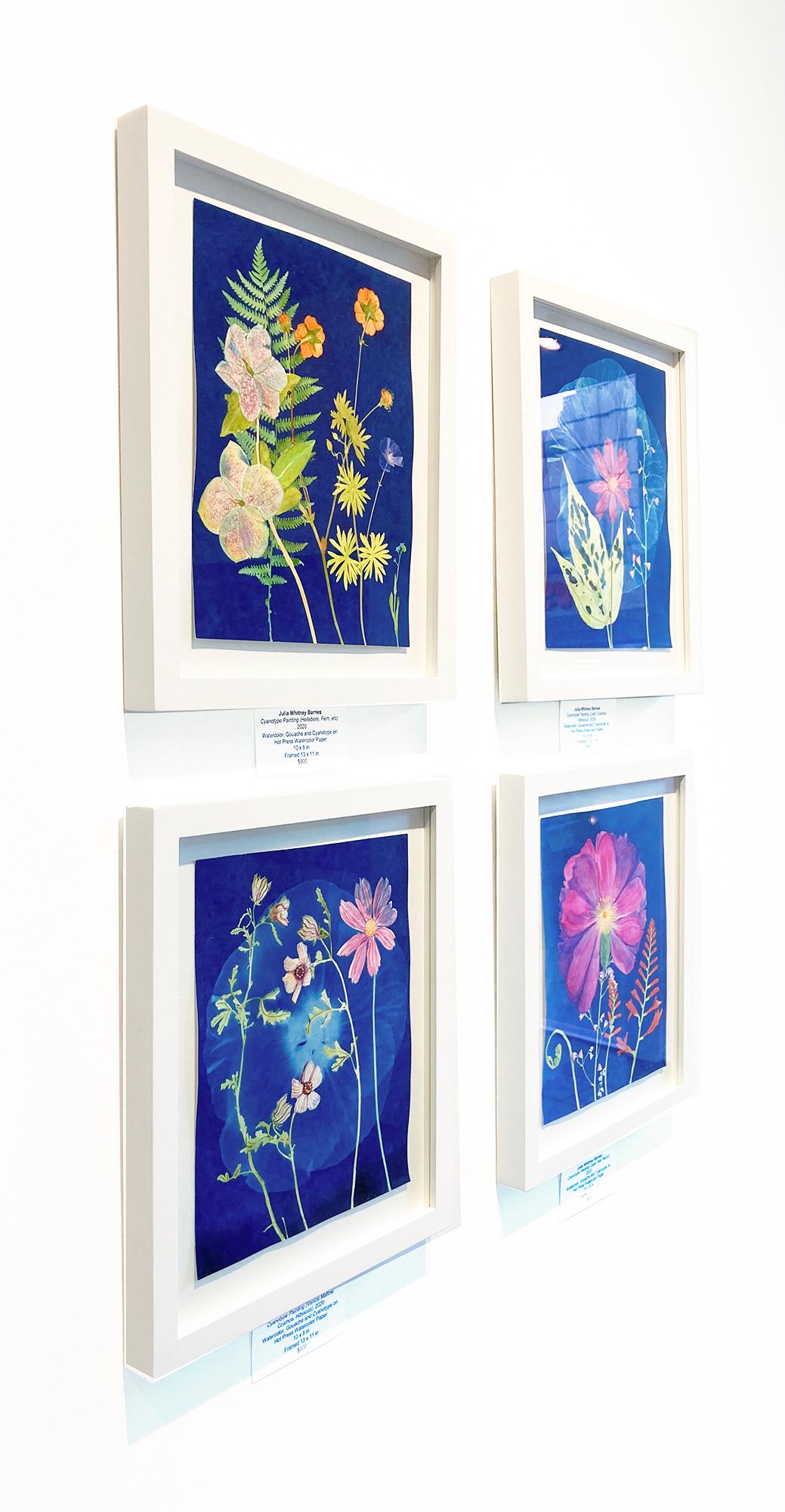 cyanotype flowers