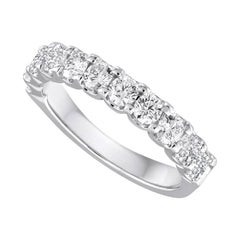 Julian B Designs 14 Karat Gold Shared Prong Diamond Band