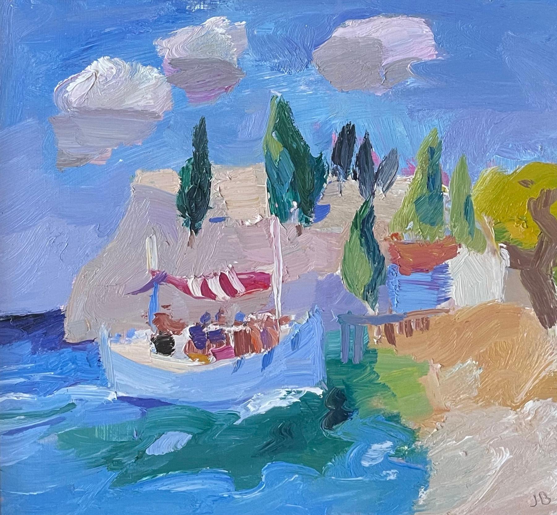 Julian Bailey, Arte contemporanea, paesaggio di Corfù in vendita 2