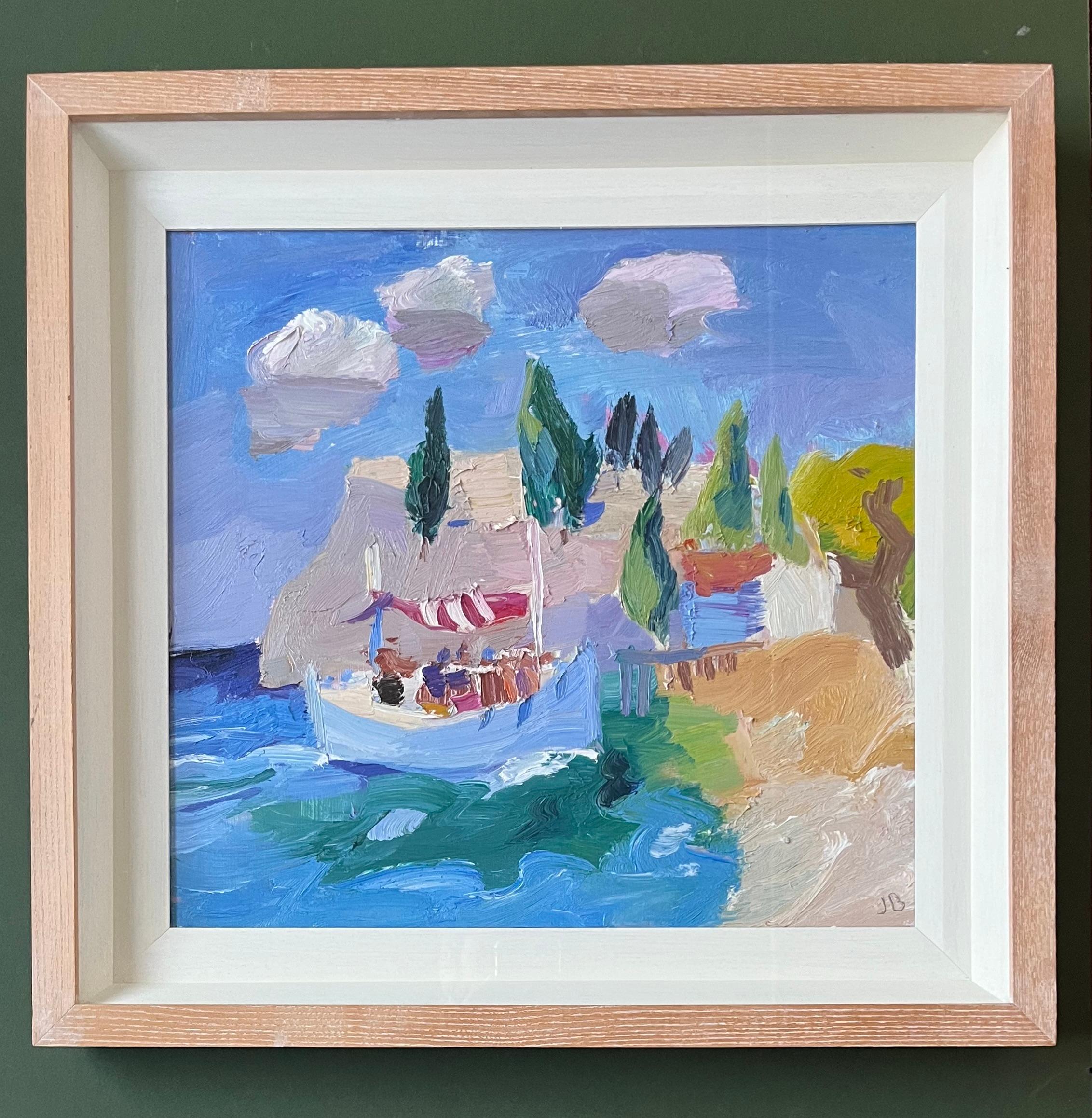 Julian Bailey, Arte contemporanea, paesaggio di Corfù in vendita 3