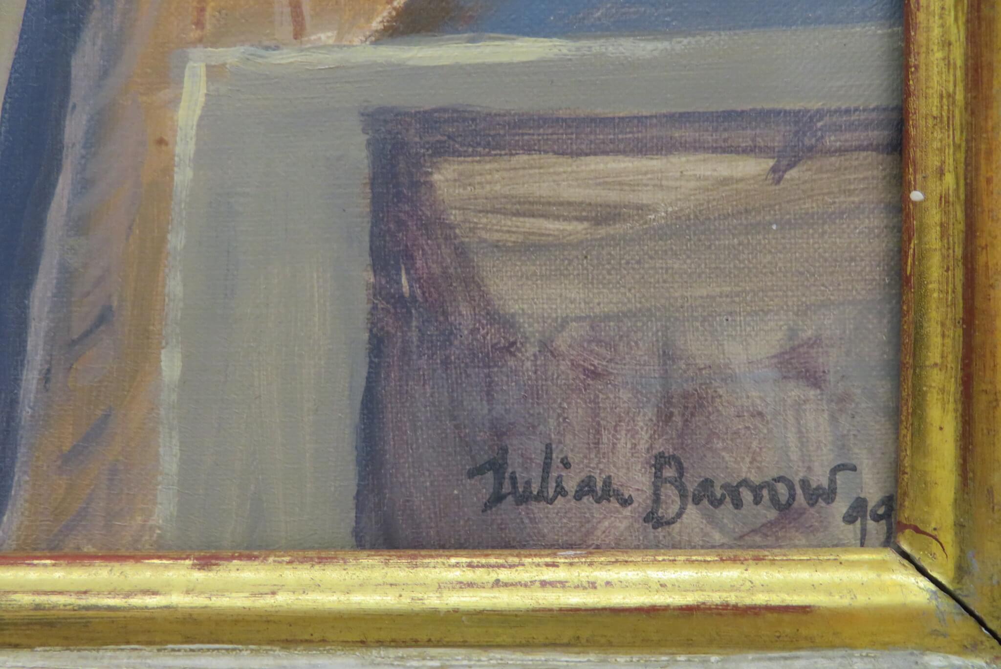 Pittura ad olio originale English Impressionist di Julian Barrow di MALMESBURY 3