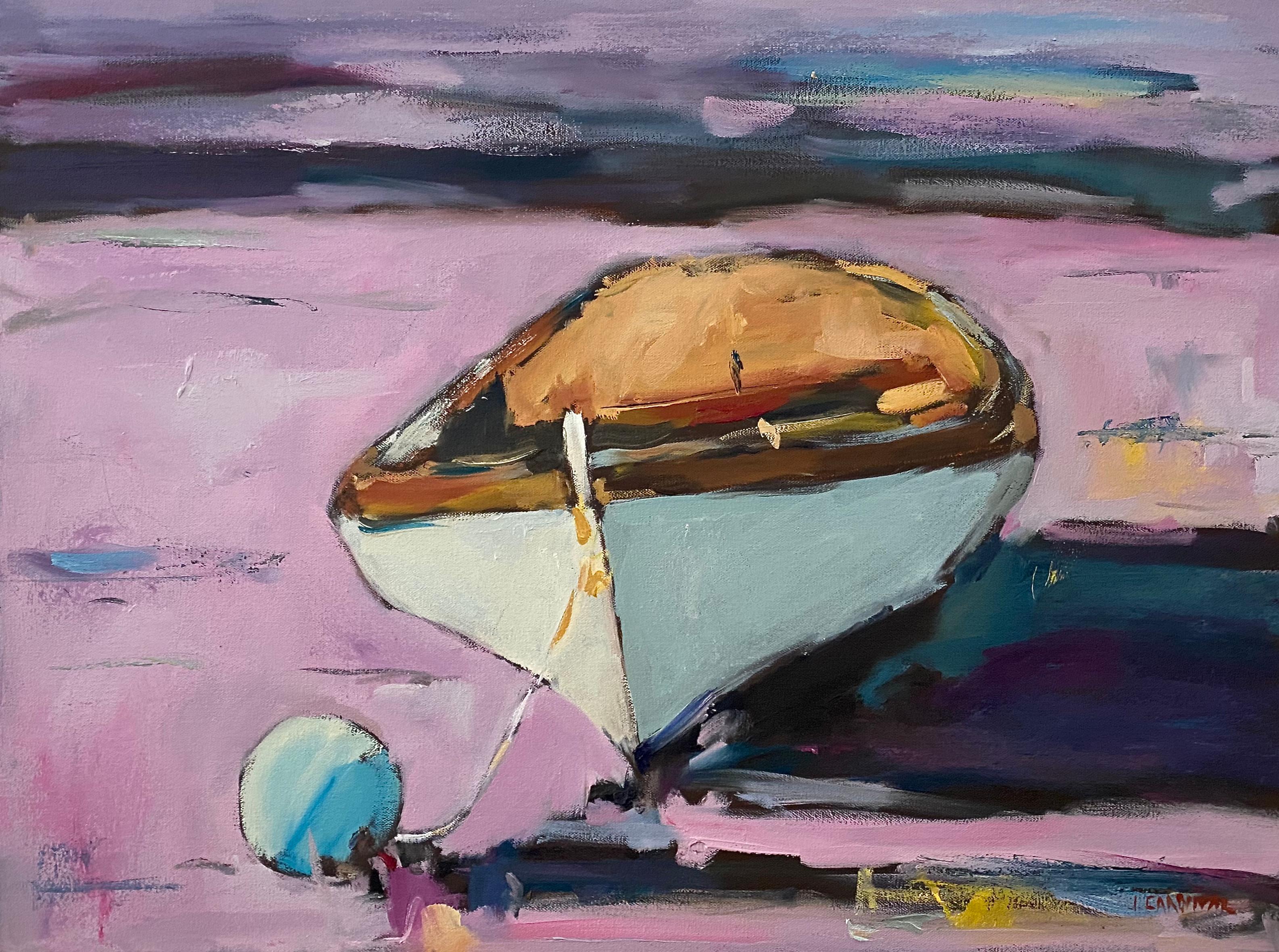 Julian Cardinal Landscape Painting - Boat and Buoy