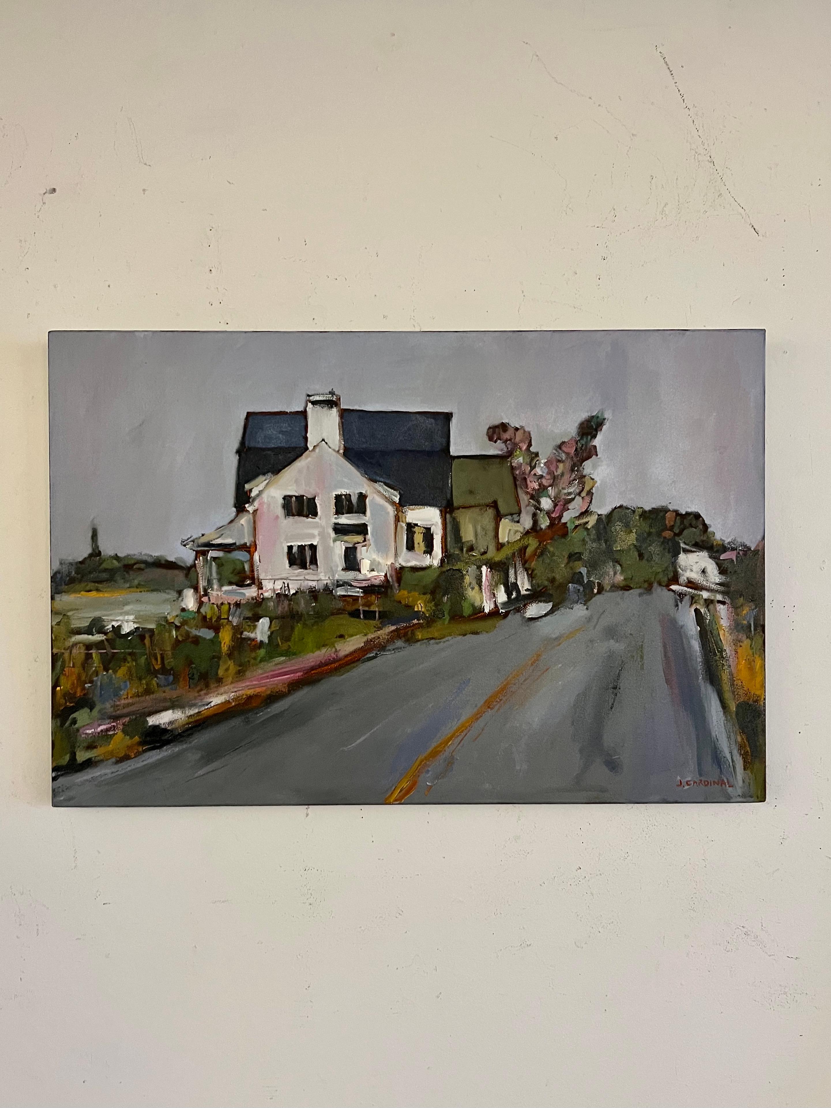 Entering Provincetown  - Painting by Julian Cardinal