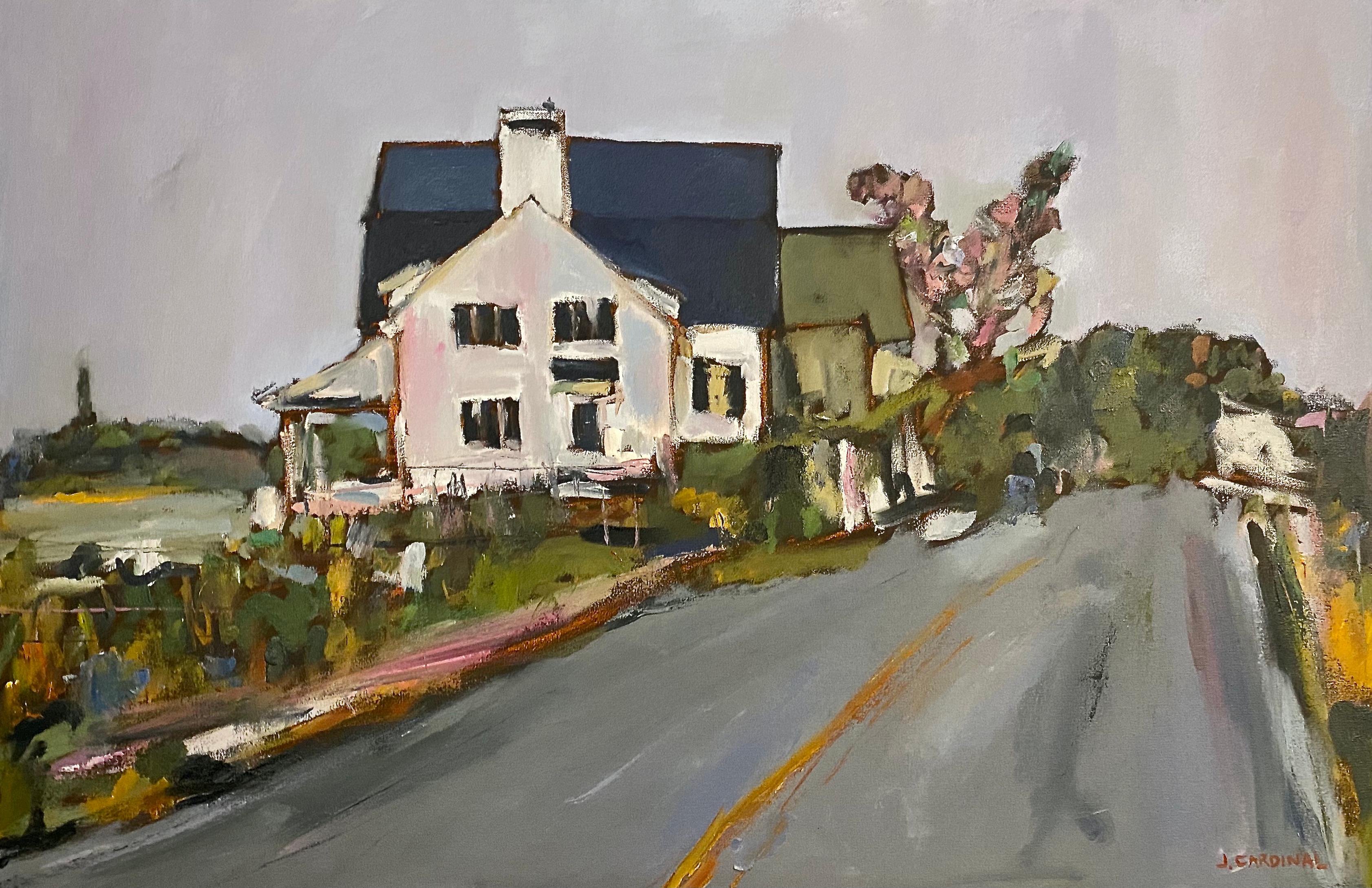 Julian Cardinal Landscape Painting - Entering Provincetown 