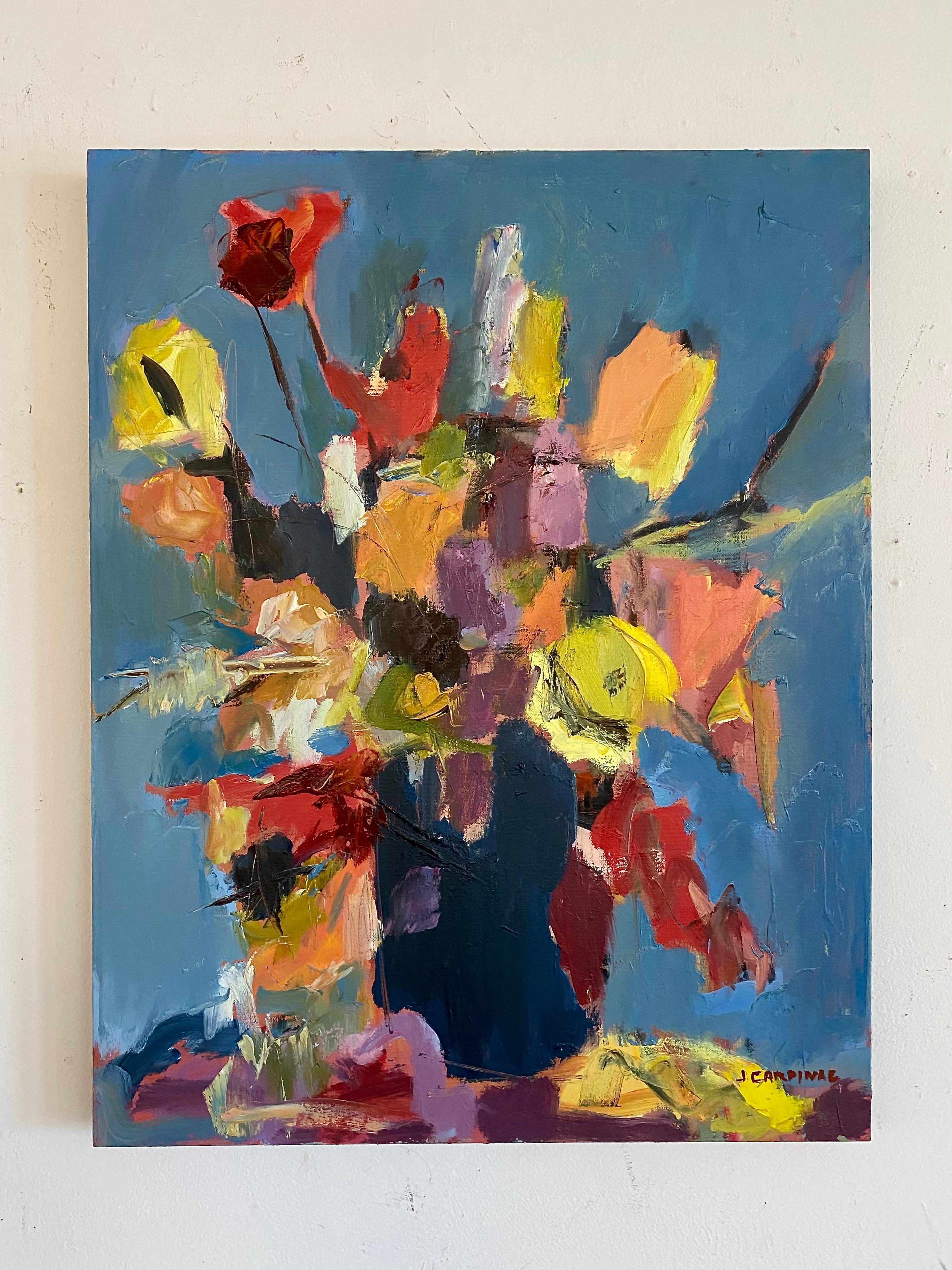 Spring Bouquet - Painting by Julian Cardinal