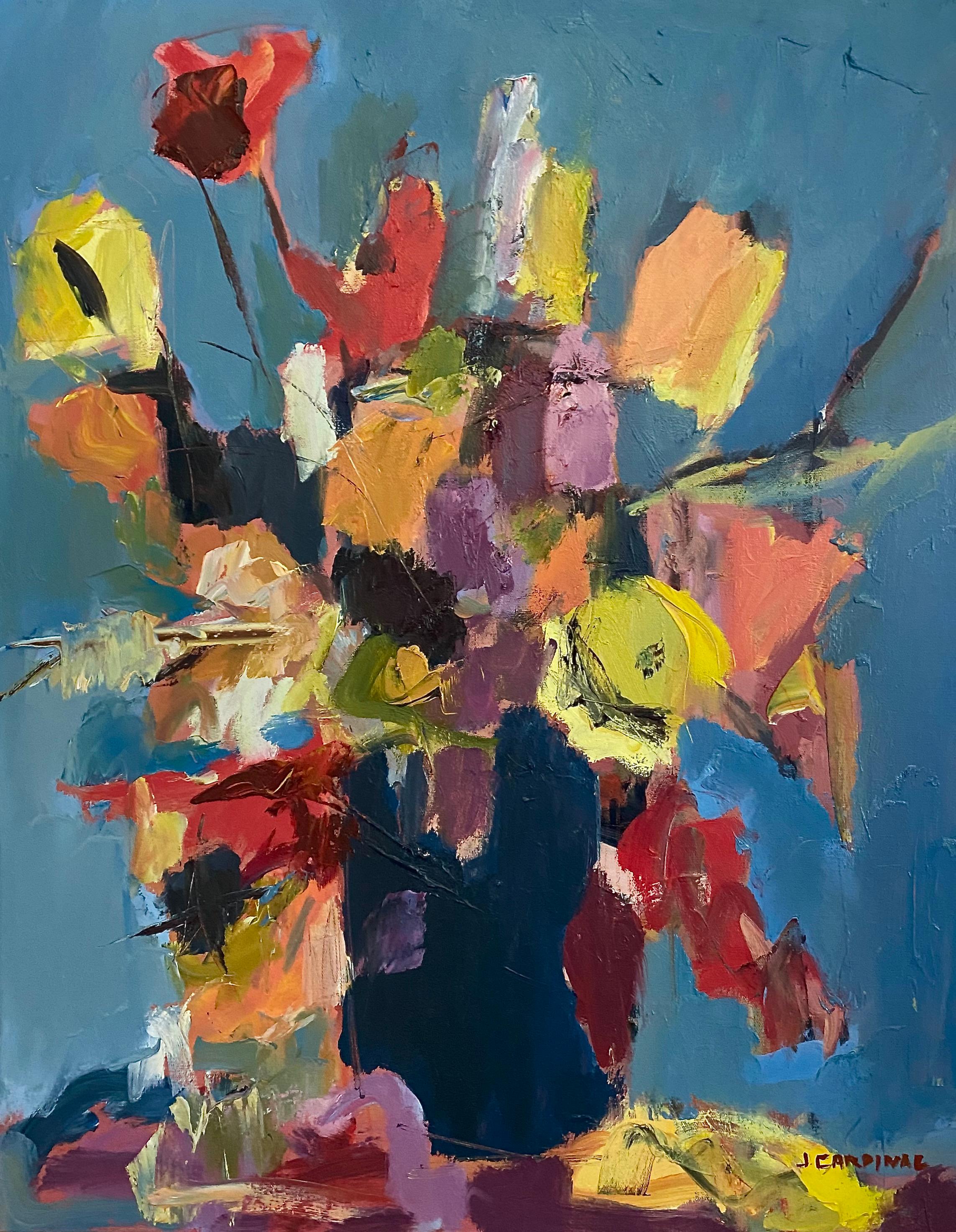 Julian Cardinal Still-Life Painting - Spring Bouquet