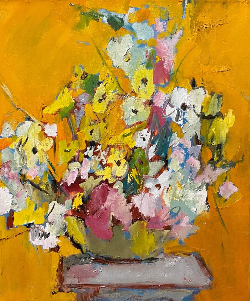 Julian Cardinal Still-Life Painting - Summer Flowers