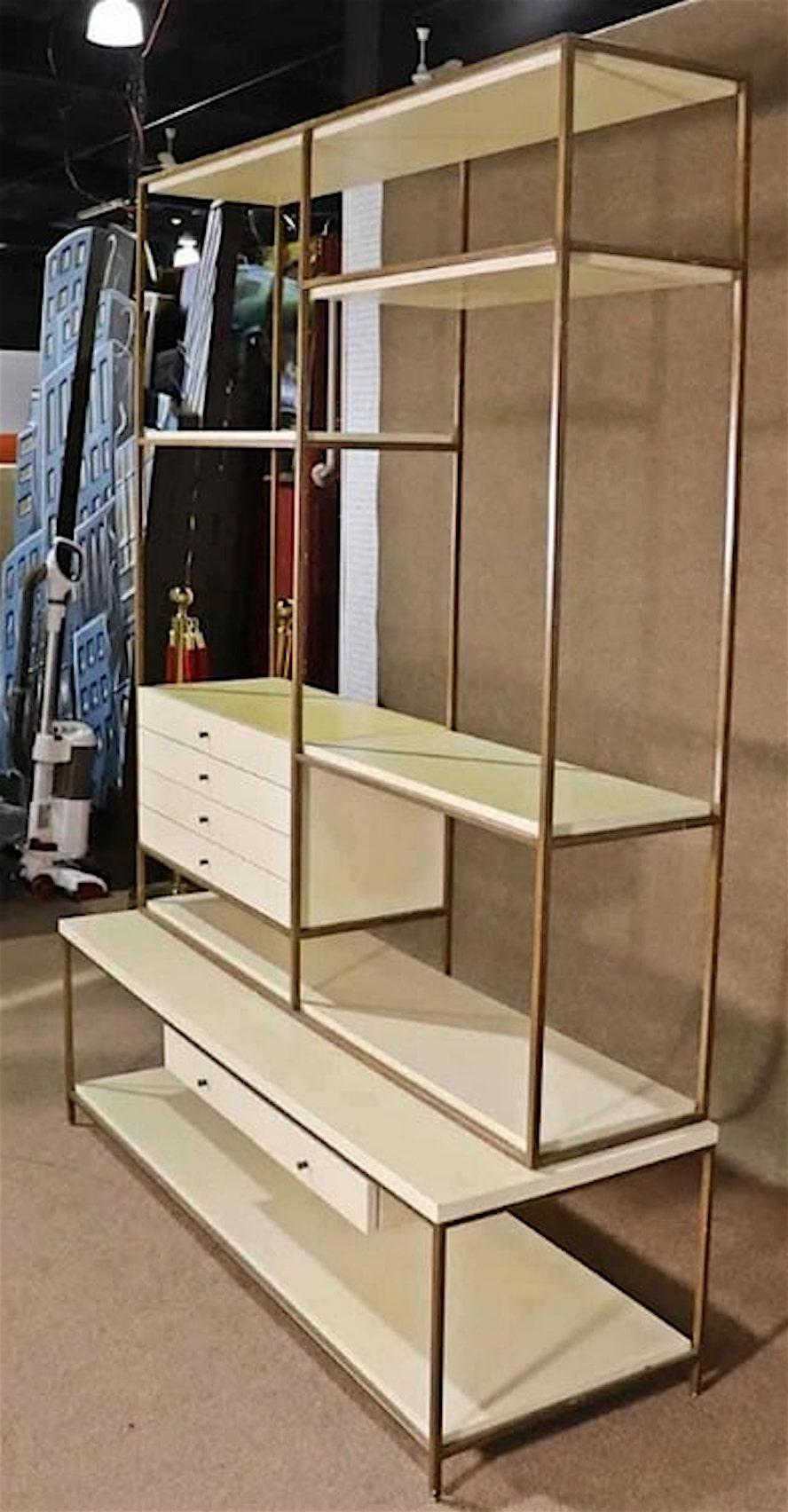 Metal Julian Chichester Designed Wall Unit For Sale