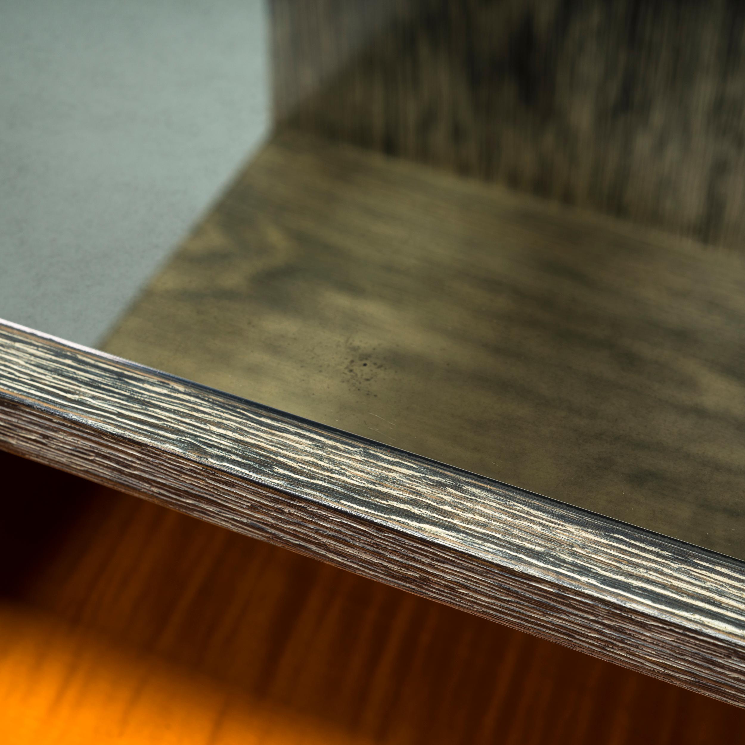 Julian Chichester Limed Black Oak Enzo Bedside Table For Sale 2